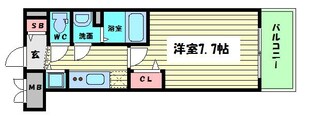 プレサンス谷町七丁目Ⅱの物件間取画像